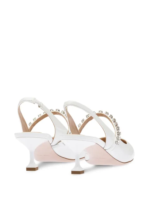 miu miu crystal slingback