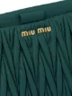 Miu Miu matelassé leather shoulder bag
