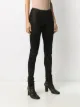 Rick Owens coated mid-rise leggings