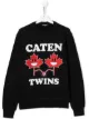 Image 1 of Dsquared2 Kids TEEN caten twins print sweatshirt