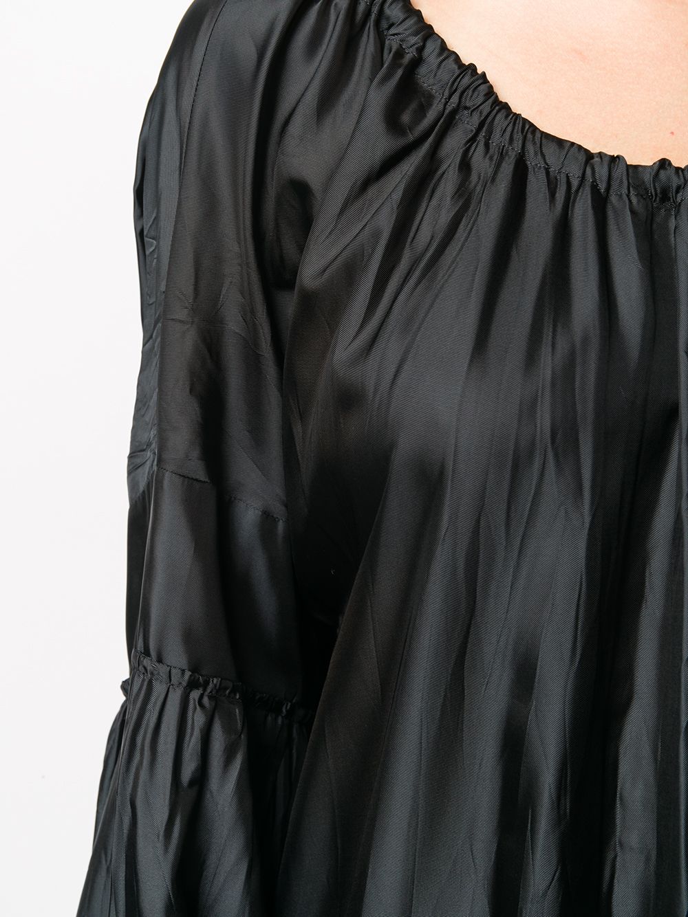 фото Jil sander расклешенное платье миди асимметричного кроя