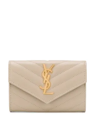 saint laurent small monogram wallet