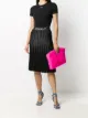 Image 2 of Off-White metallic knitted pleated skirt