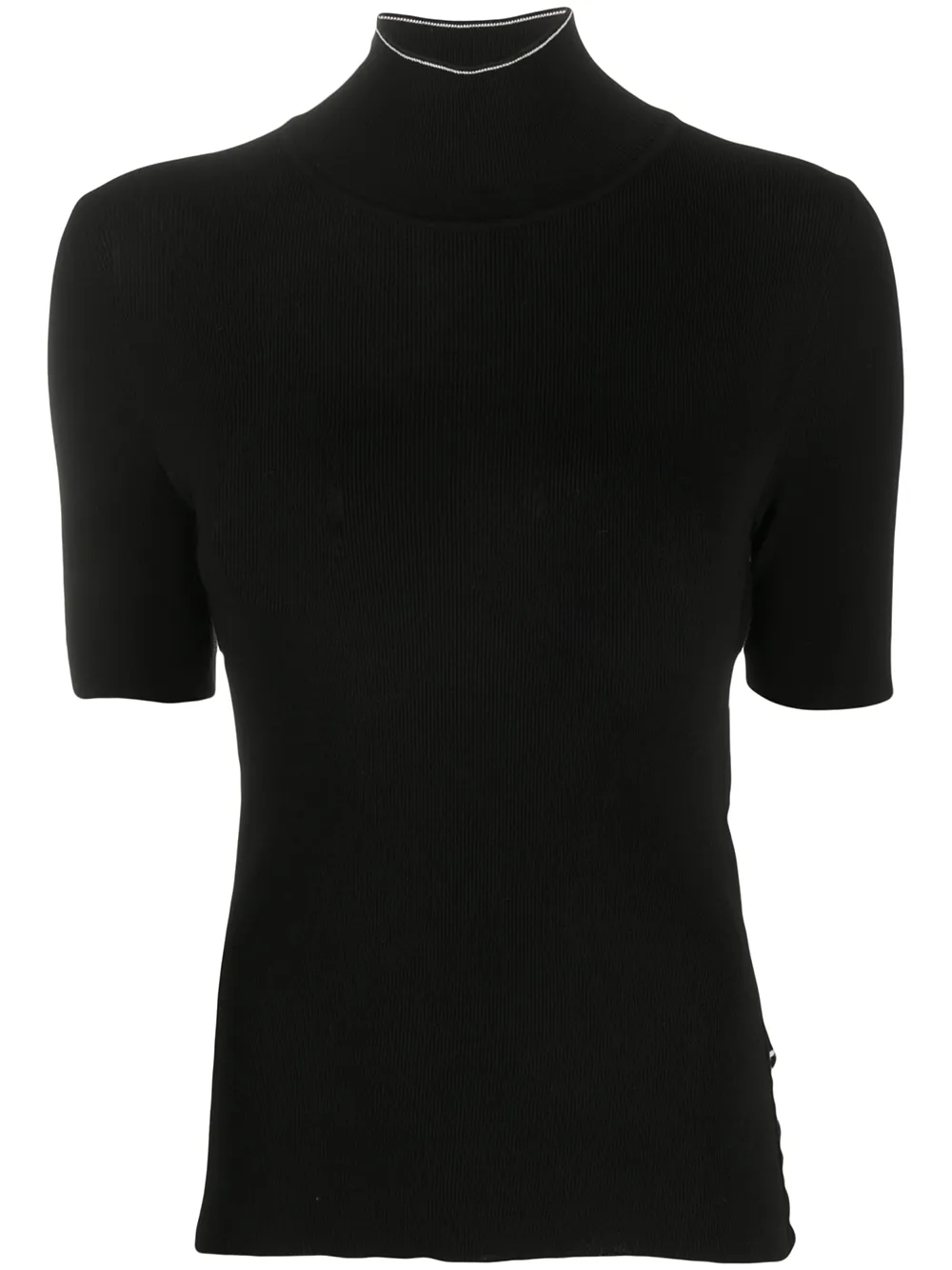 

Off-White top tejido con logo - Negro