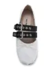 Miu Miu strappy ballerina pumps with mismatch ankle ties