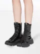 Miu Miu patent-finish lace-up boots