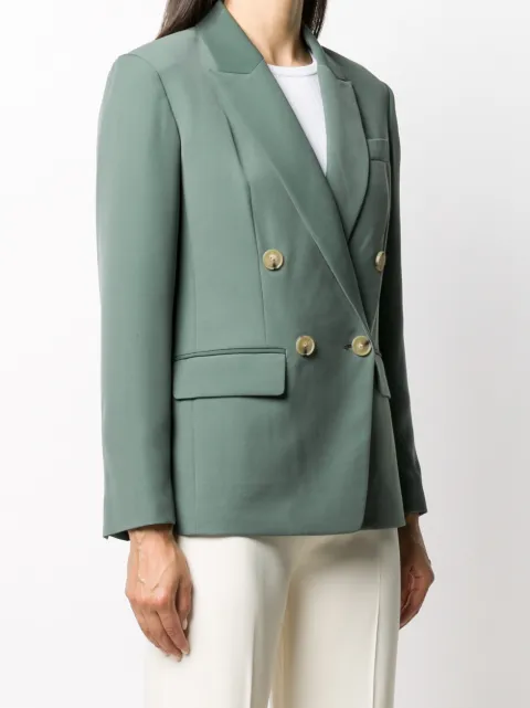 double breasted blazer green V676091265 