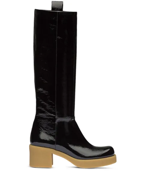 Miu Miu pull-tab knee-high boots