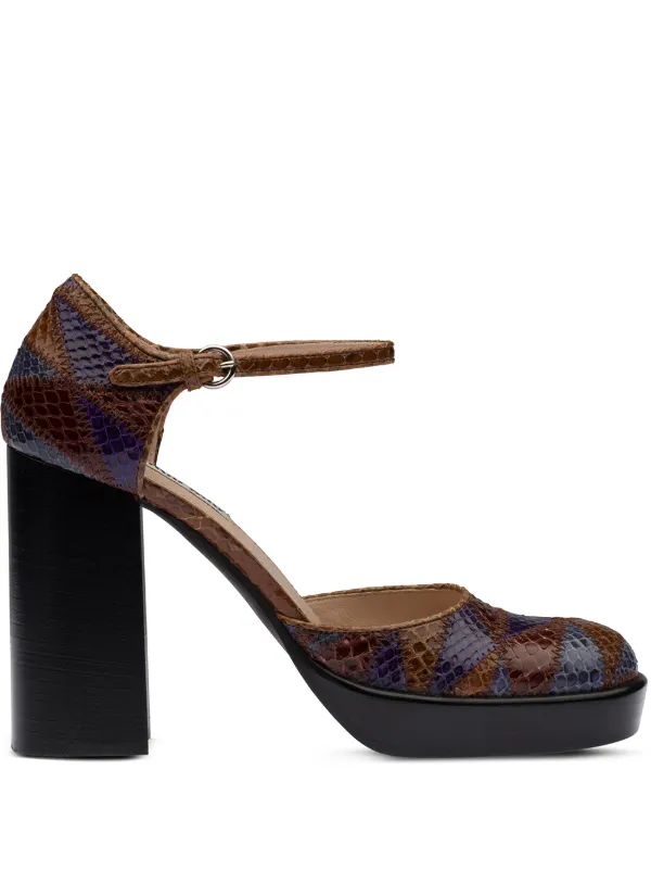 miu miu snakeskin shoes