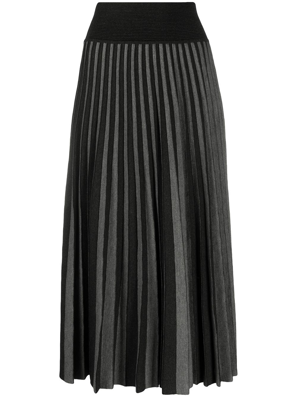 фото Agnona плиссированная трикотажная юбка миди
