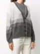 Brunello Cucinelli gradient-effect button-down cardigan