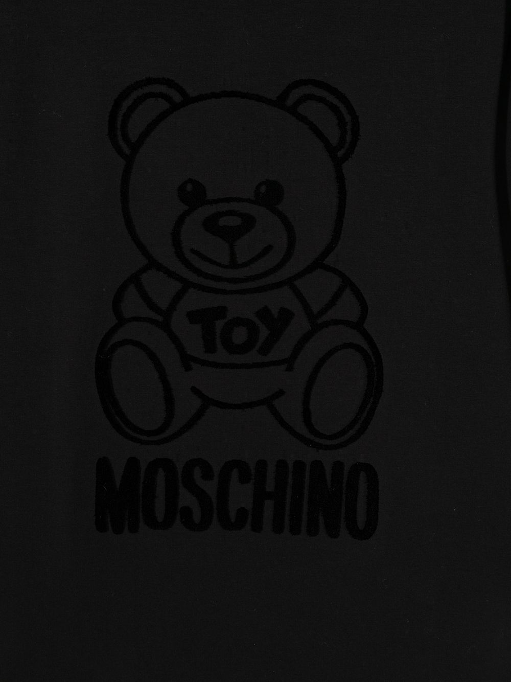 фото Moschino kids платье миди с принтом