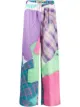 Image 1 of Natasha Zinko plaid shirt-print palazzo pants
