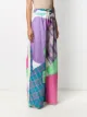 Natasha Zinko plaid shirt-print palazzo pants