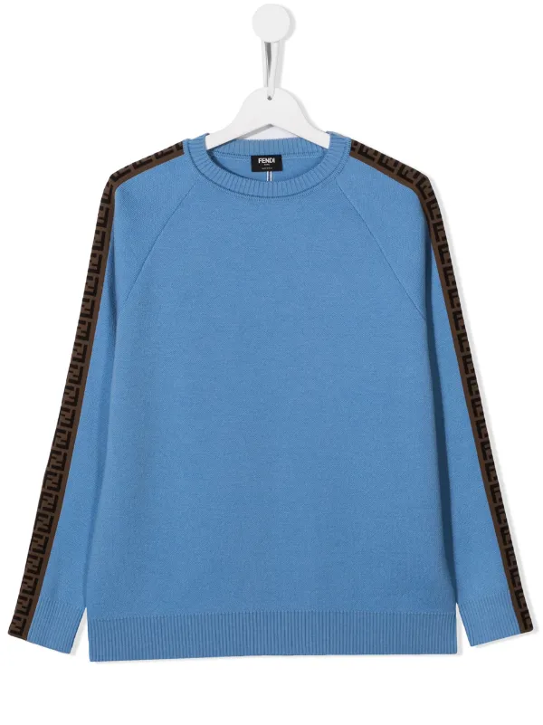 blue fendi jumper