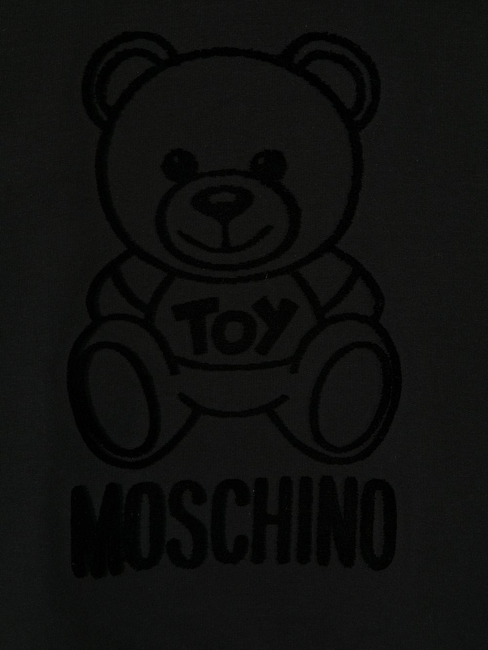 фото Moschino kids толстовка с принтом teddy bear