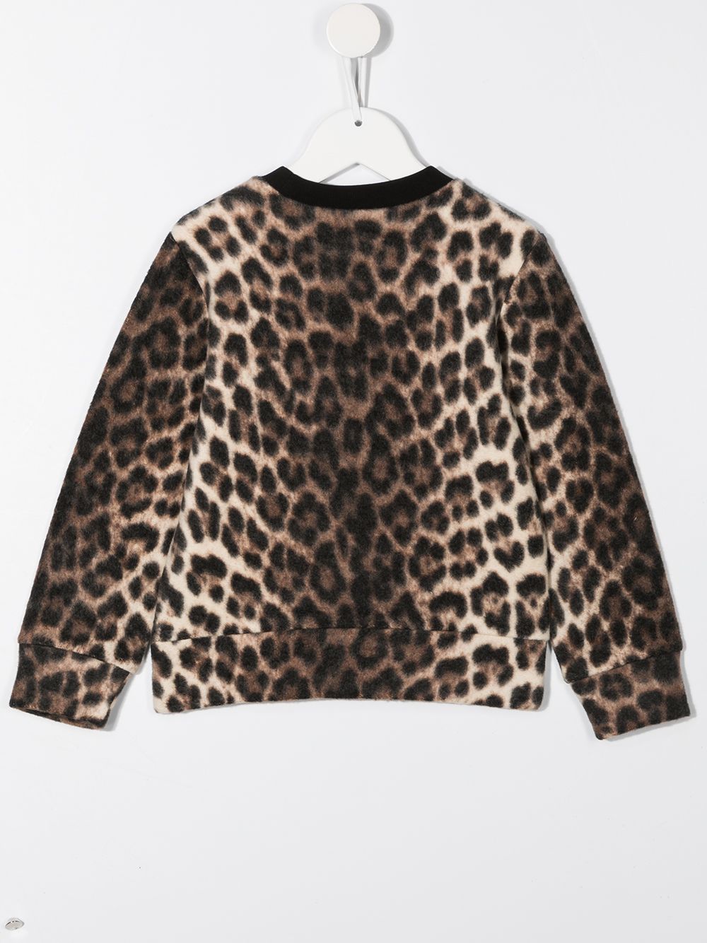 фото Nº21 kids leopard-print logo sweatshirt