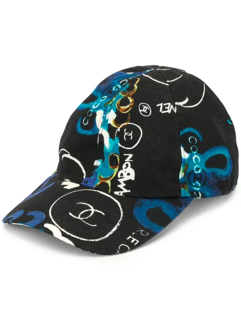 Chanel Pre-Owned CC Logo Baseball Cap 