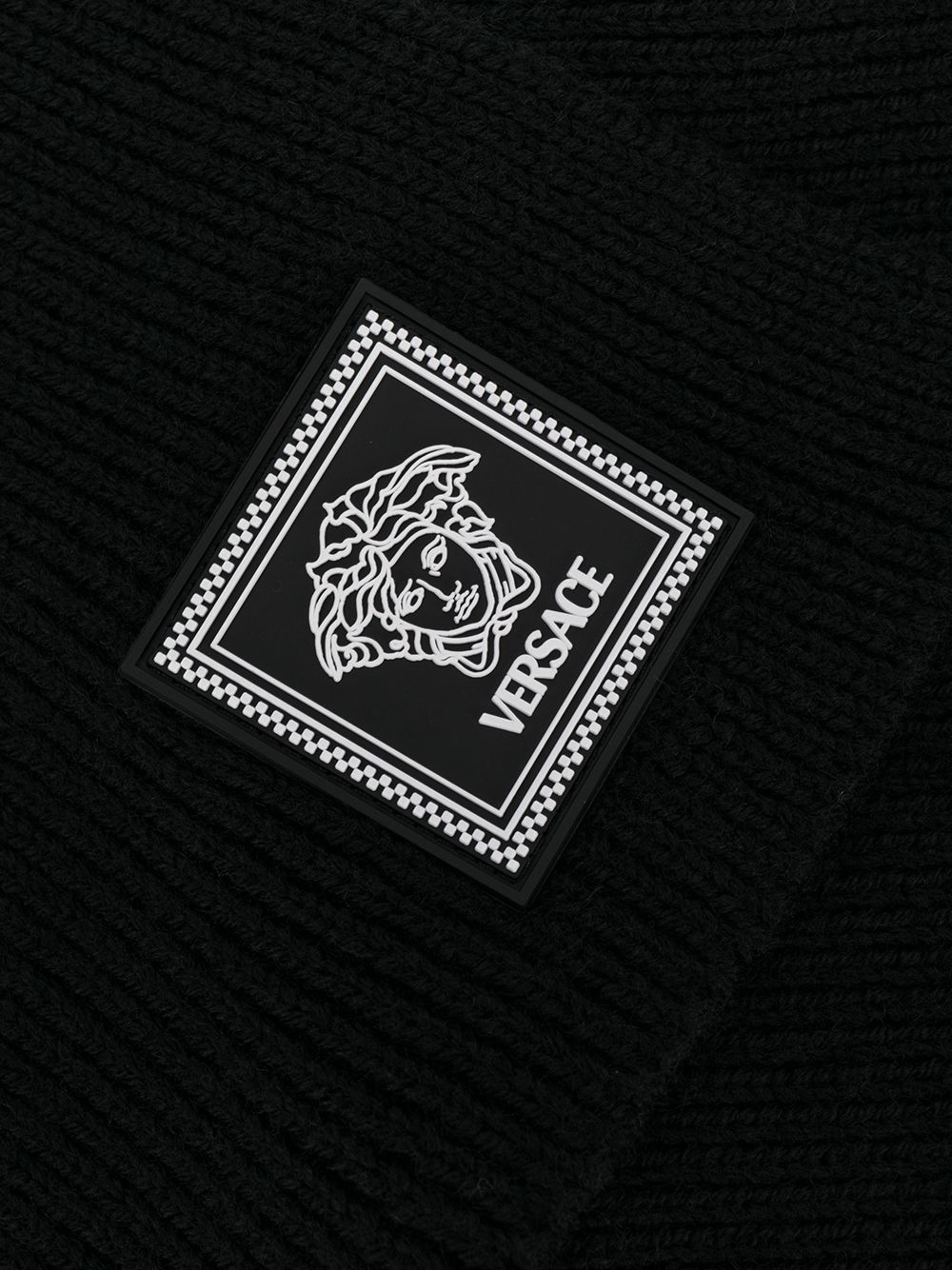 фото Versace шарф с нашивкой-логотипом