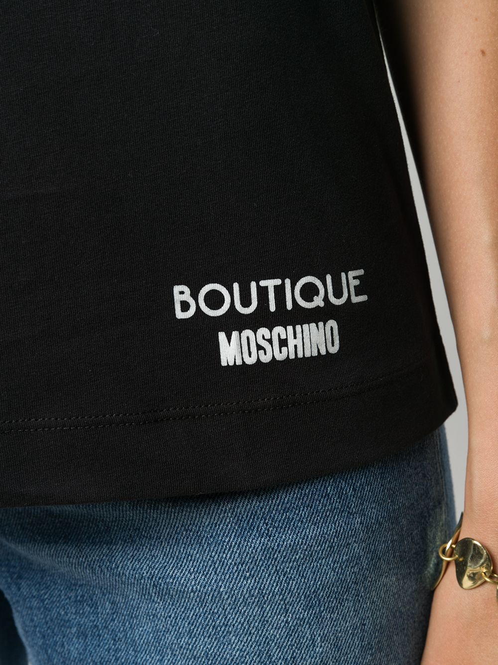 фото Boutique moschino футболка с графичным принтом