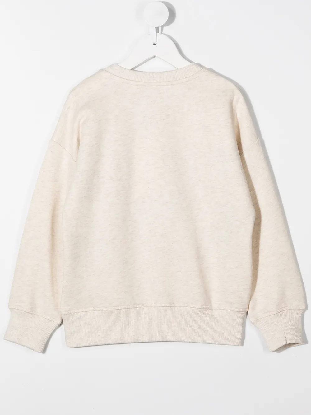 Kenzo Kids Sweater met geborduurde tijger - Beige