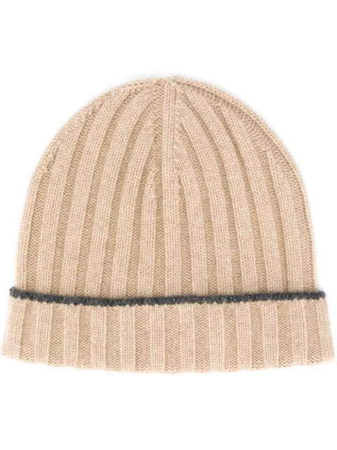 Brunello Cucinelli ribbed knit beanie