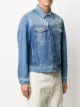 Versace chaqueta vaquera con logo bordado