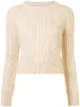 Image 1 of Chanel Pre-Owned cable-knit wool jumper