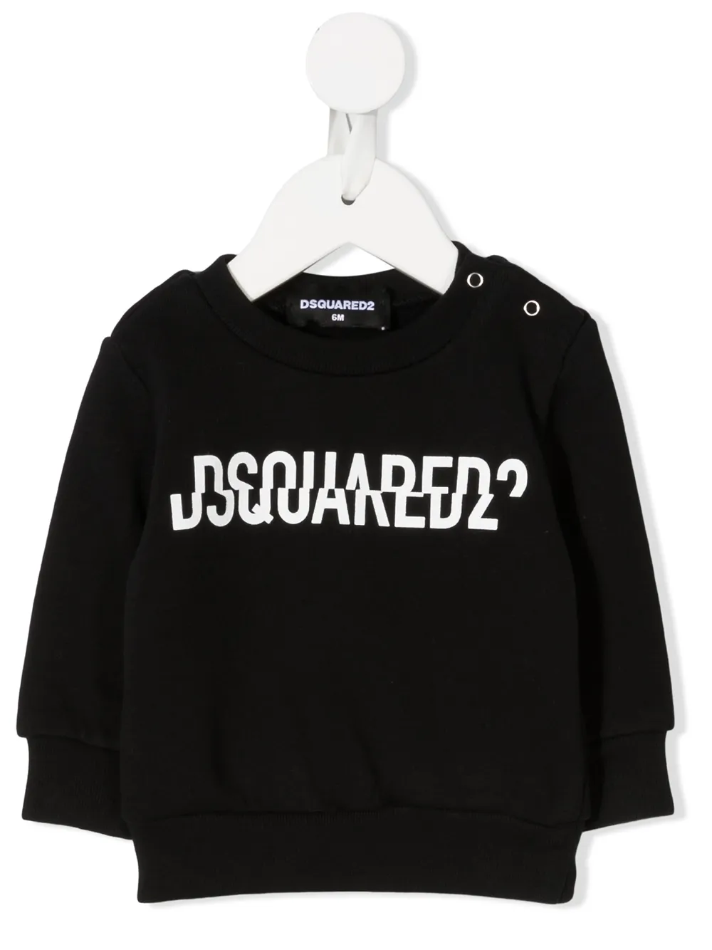 

Dsquared2 Kids sudadera con logo estampado - Negro