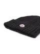 Moncler ribbed logo patch hat