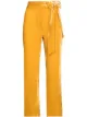 Image 1 of USISI SISTER tied waist cropped trousers