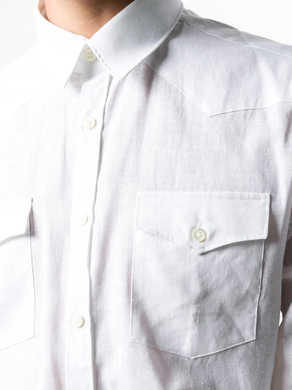 Dell'oglio Getailleerd overhemd Wit