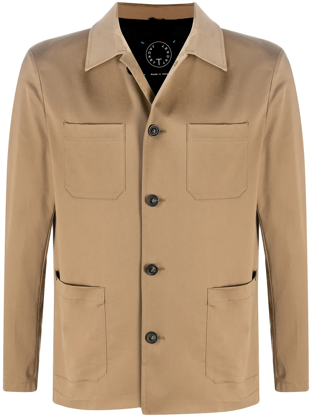 Tonello sobrecamisa con botones | marrón | Image 1