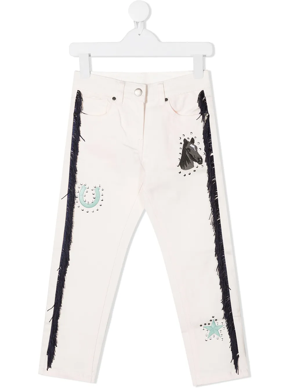 фото Stella mccartney kids джинсы horses and fringes