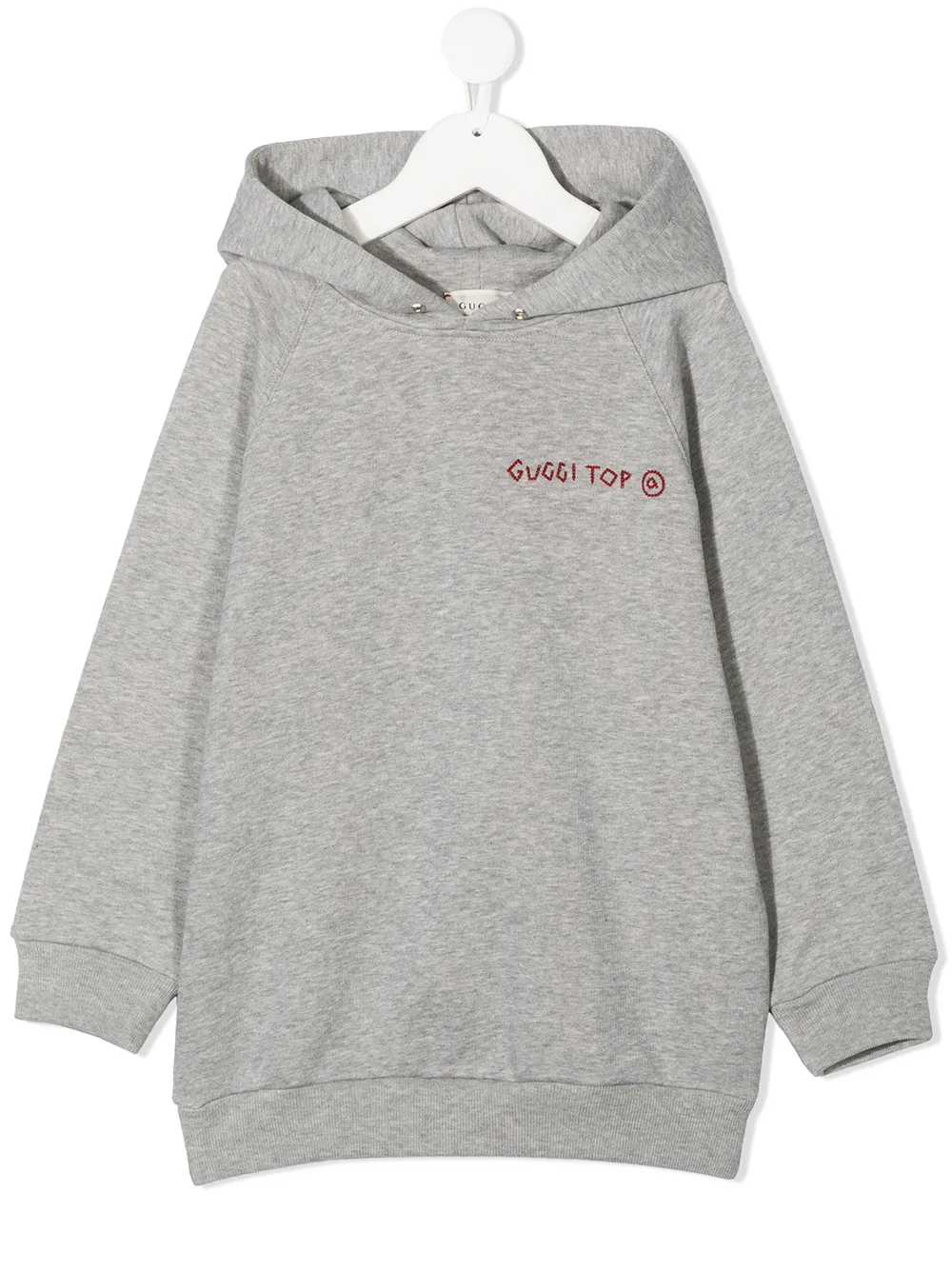 

Gucci Kids punk print hoodie - Grey