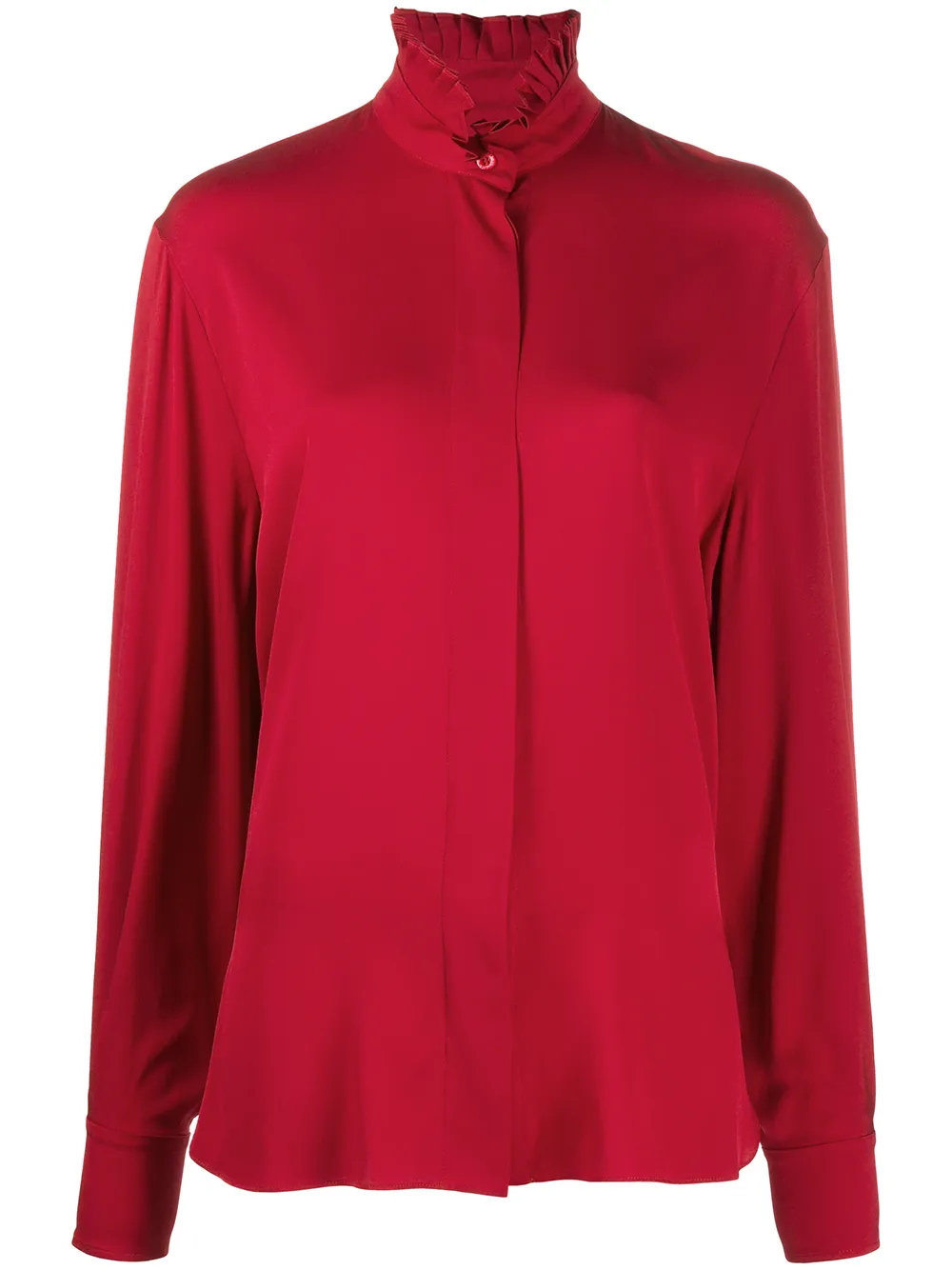 Alexandre Vauthier pleat-collar Twill Blouse KdcXP Xmt4o Alexandre Vauthier pleat-collar Twill Blouse KdcXP Xmt4o