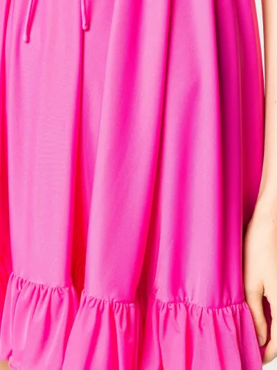 Balenciaga ruffle-hem babydoll mini 
