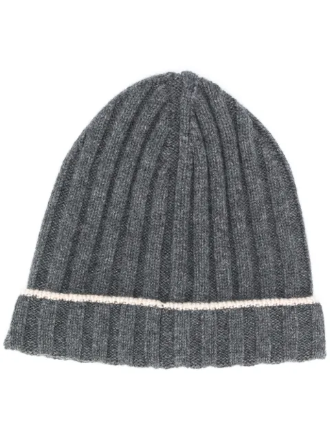 Brunello Cucinelli ribbed knit beanie