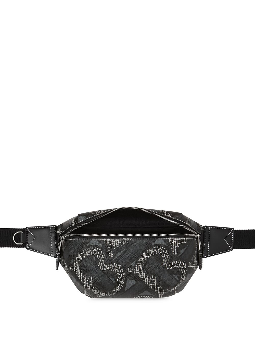 фото Burberry sonny e-canvas monogram print belt bag