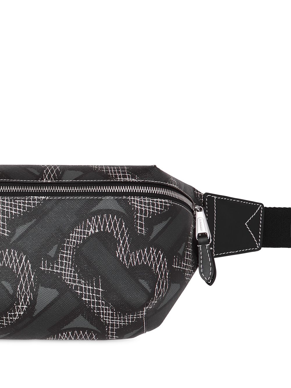 фото Burberry sonny e-canvas monogram print belt bag