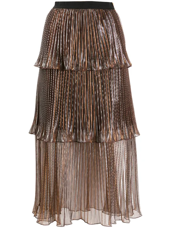 self portrait midi skirt