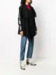 Moncler scarf wrapped padded coat