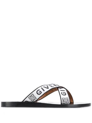 givenchy logo strap sandals
