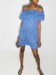 Image 2 of Cloe Cassandro Alma off-shoulder mini dress
