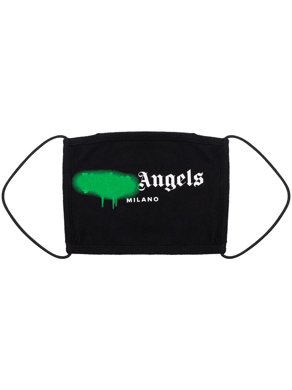 фото Palm angels маска с логотипом и эффектом разбрызганной краски