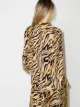 USISI SISTER Jacquetta tiger-print shirt