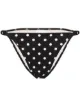 Image 1 of Peony polka dot print bikini bottoms