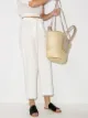 Peony tie fastening waist trousers