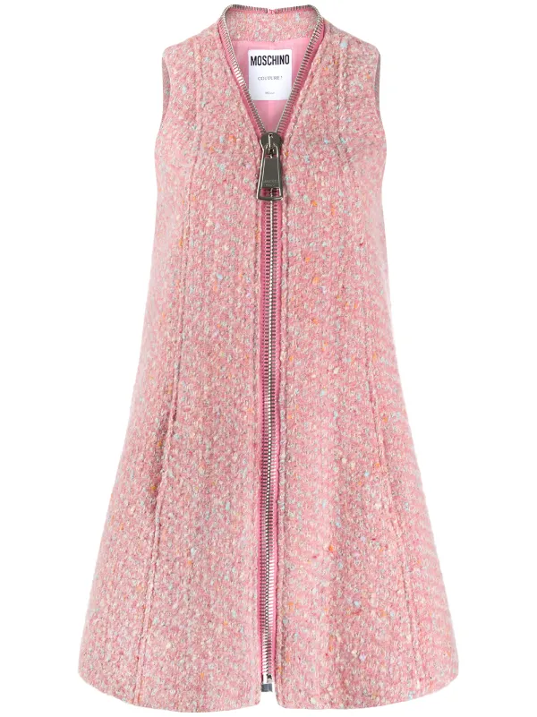 tweed pink dress