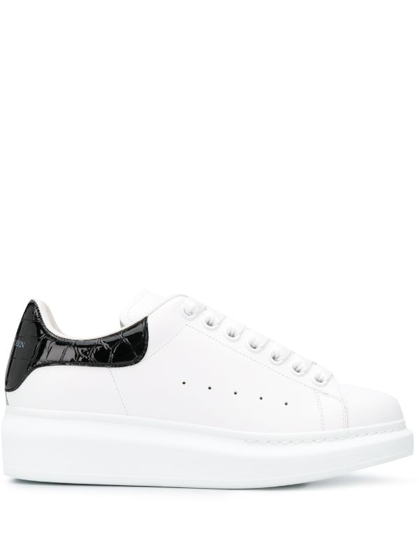alexander mcqueen sneakers white and black